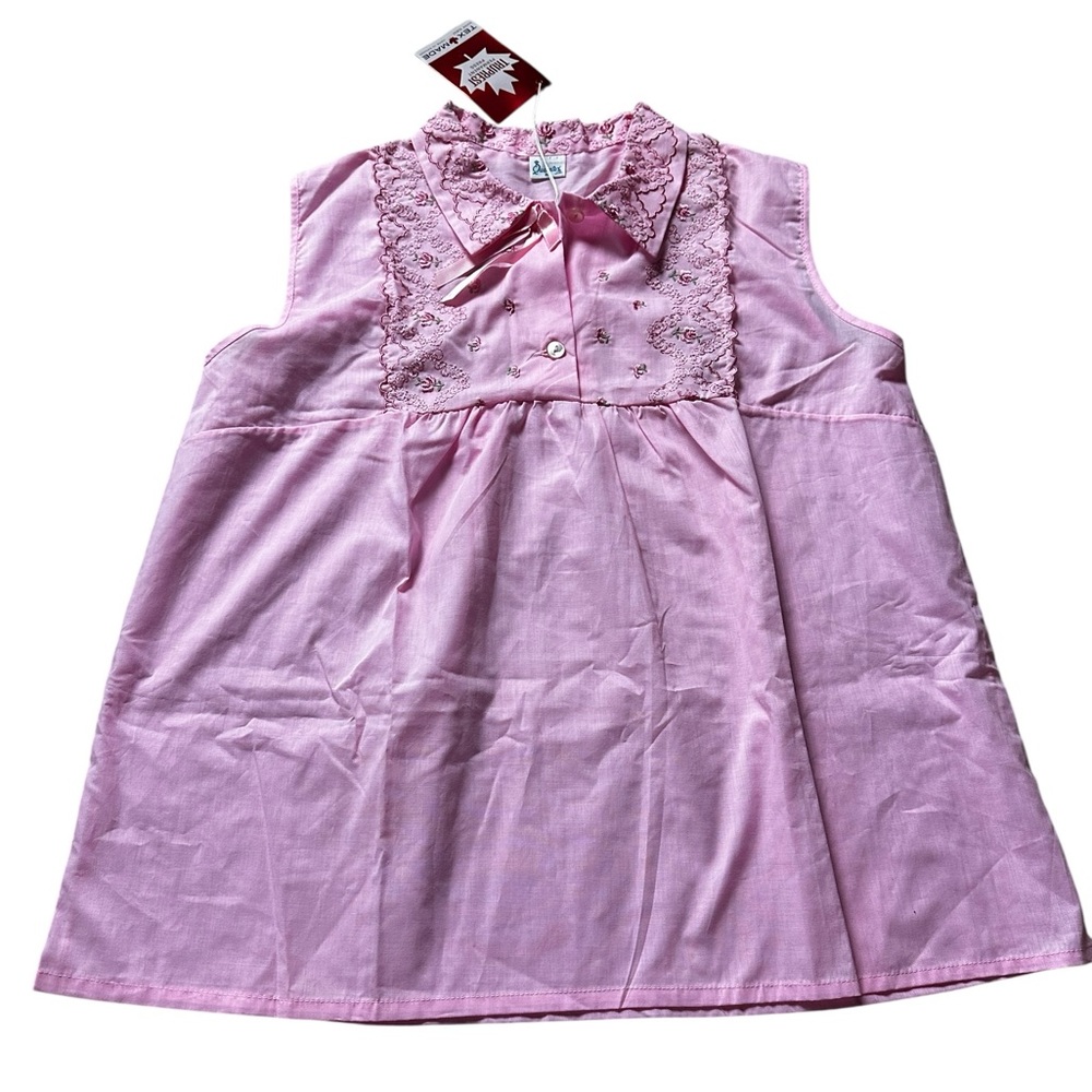 Vintage pink, NWT, babydoll dead-stock top, medium